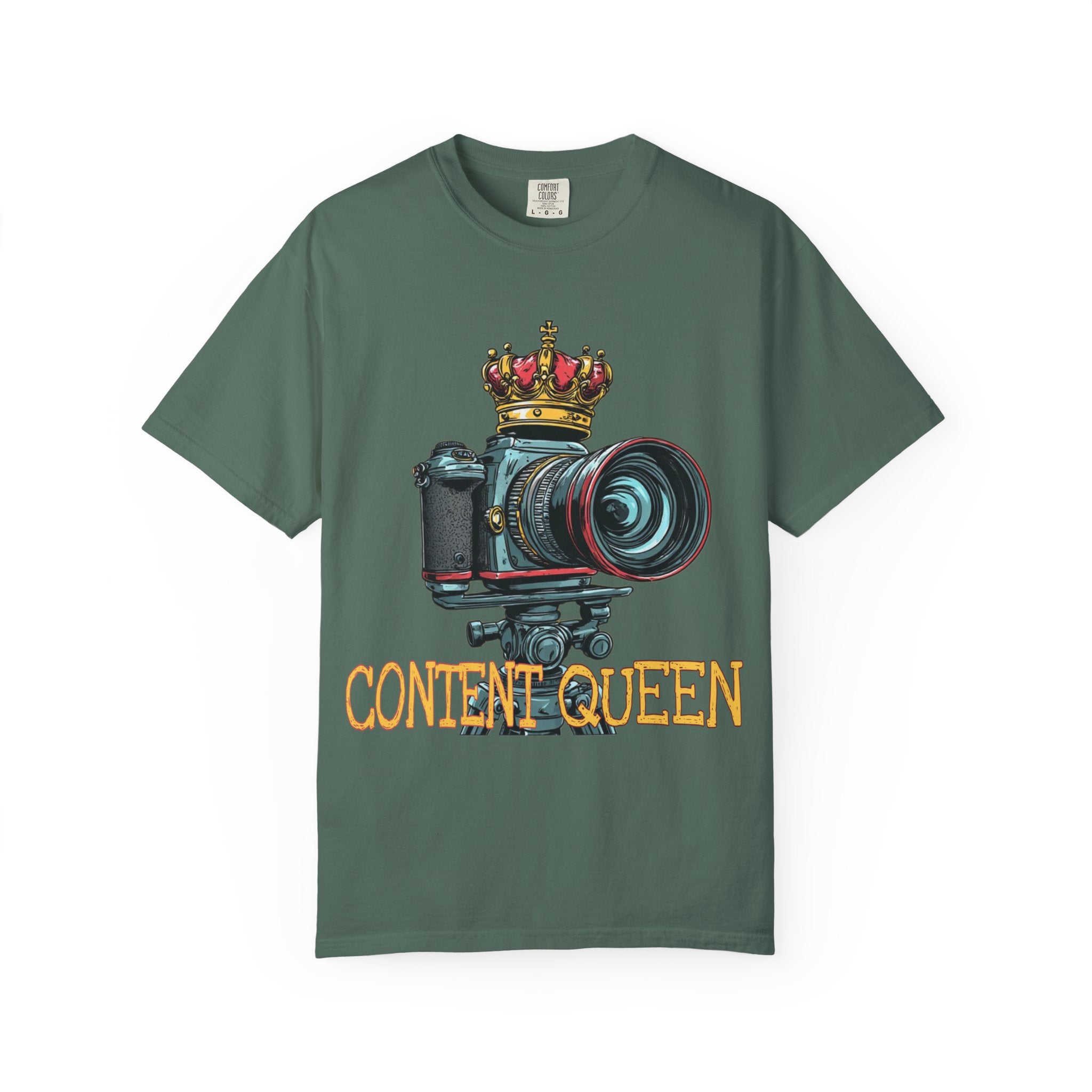 "Content Queen" Camera Graphic Tee
