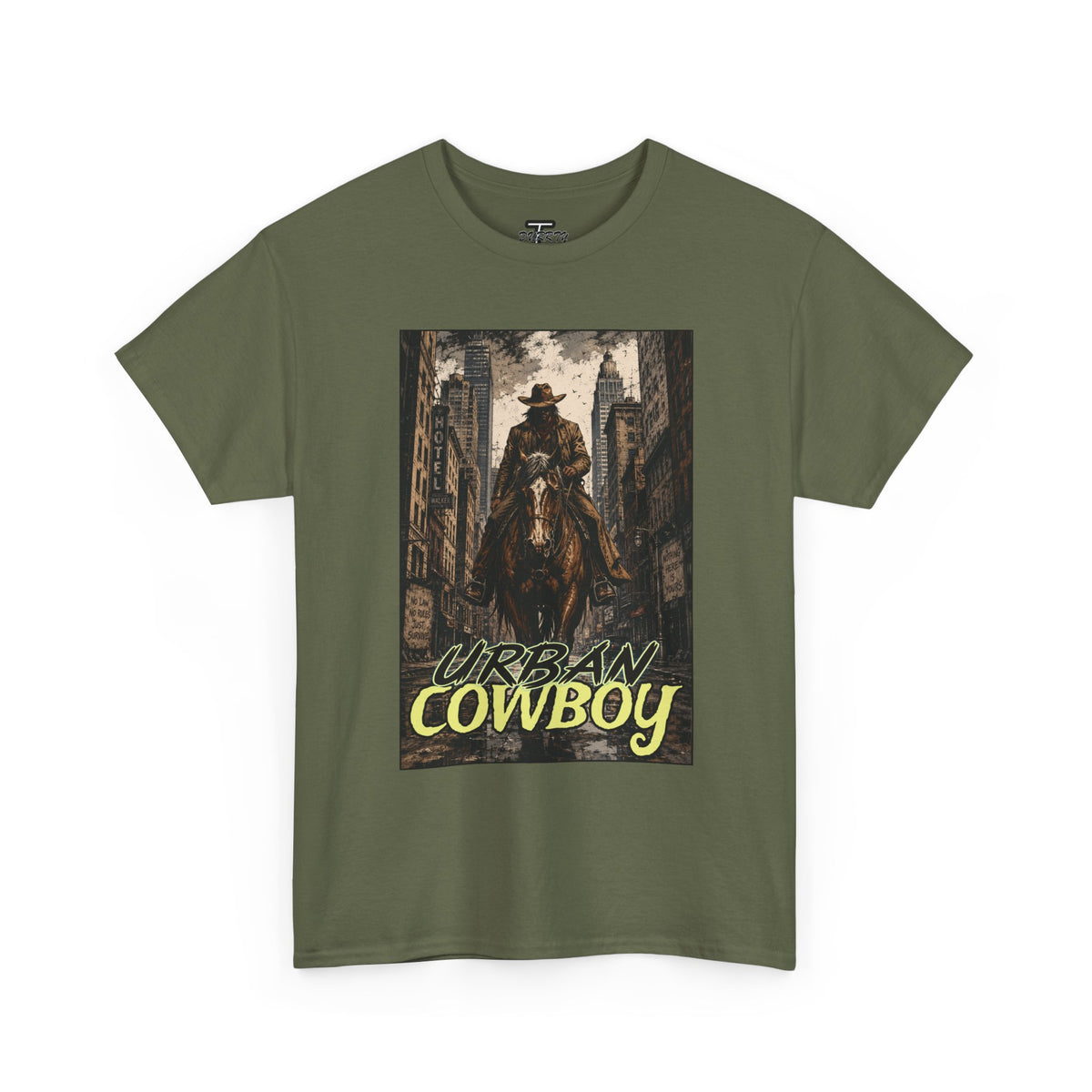 "Urban Cowboy" Retro City Cowboy Graphic Tee